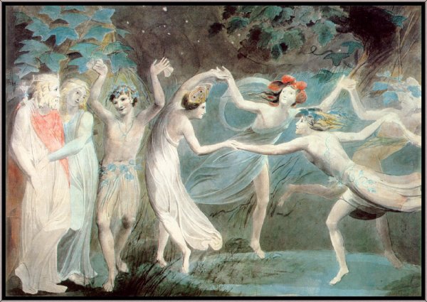 Oberon, Titania and Puck with Fairies Dancing 2