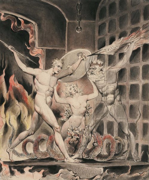 Illustration to Milton's Paradise Lost 5