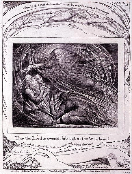 'Then the Lord Answered Job out of the Whirlwind' 1825